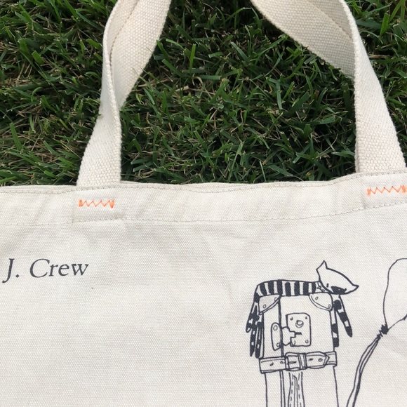 RARE NWOT J. Crew Reusable Cotton Bag - Picture 5 of 12
